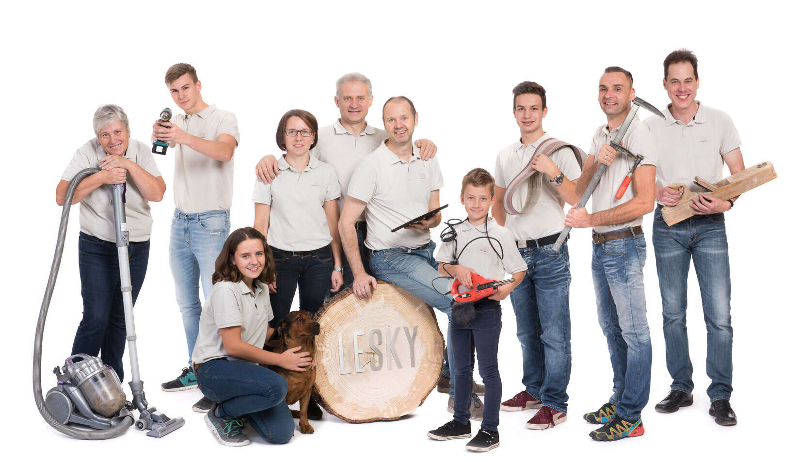 Das Lesky Team.