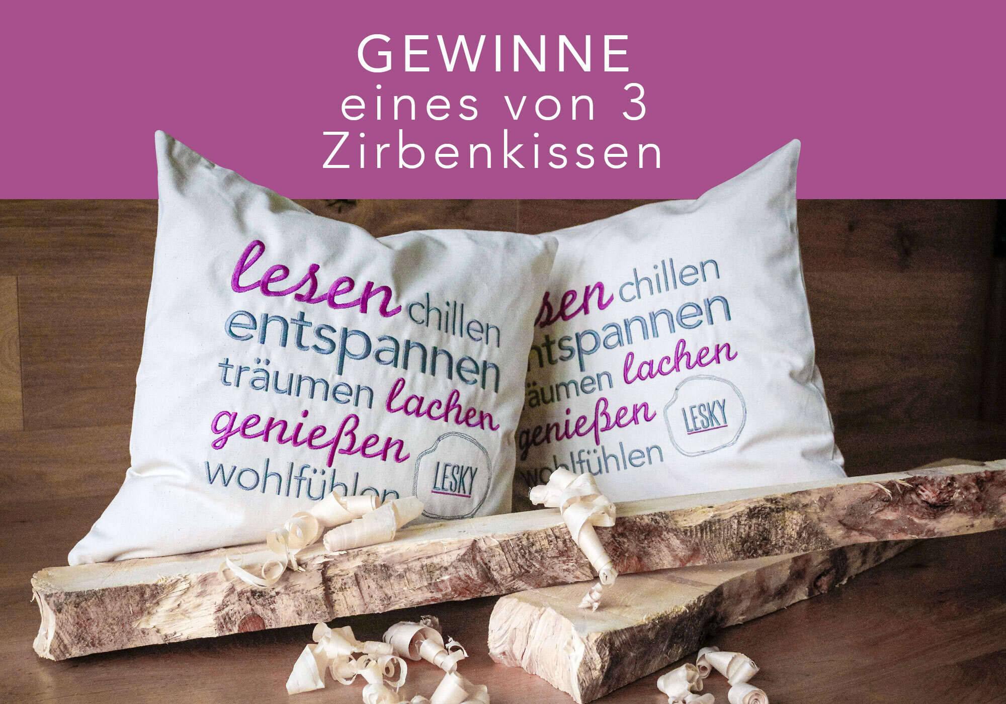 Foto des Zirbenkissen-Gewinnspiels