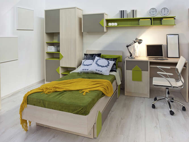 Referenzbeispiele der Tischlerei Lesky für Jugendzimmer und Kinderzimmer.