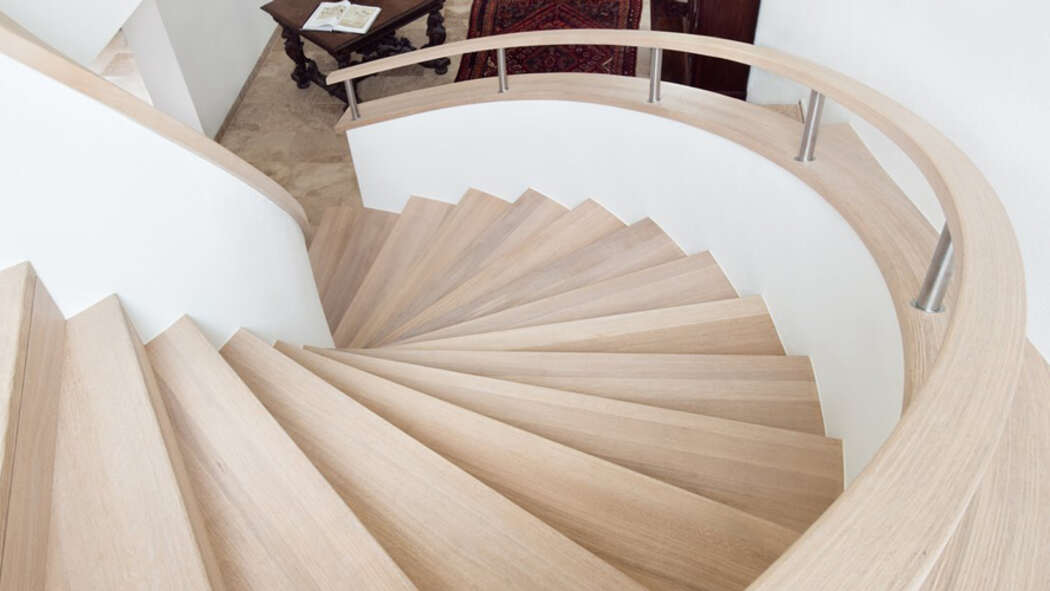 Bei der Betontreppe ist Beton die Tragkonstruktion. 