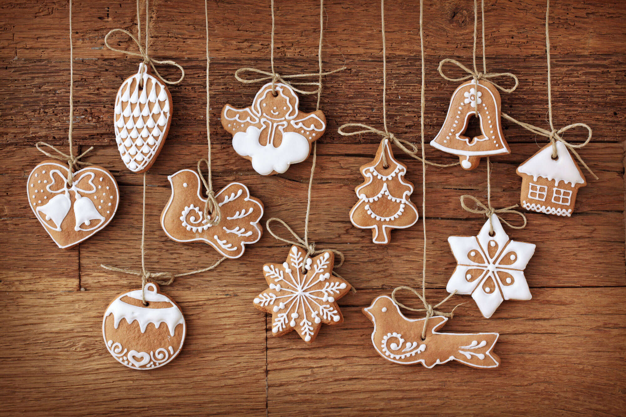Foto von Lebkuchen-Keksen.